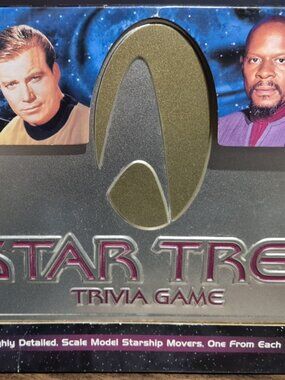 Mattel (2000) Star Trek Trivia Game In Collectible Tin